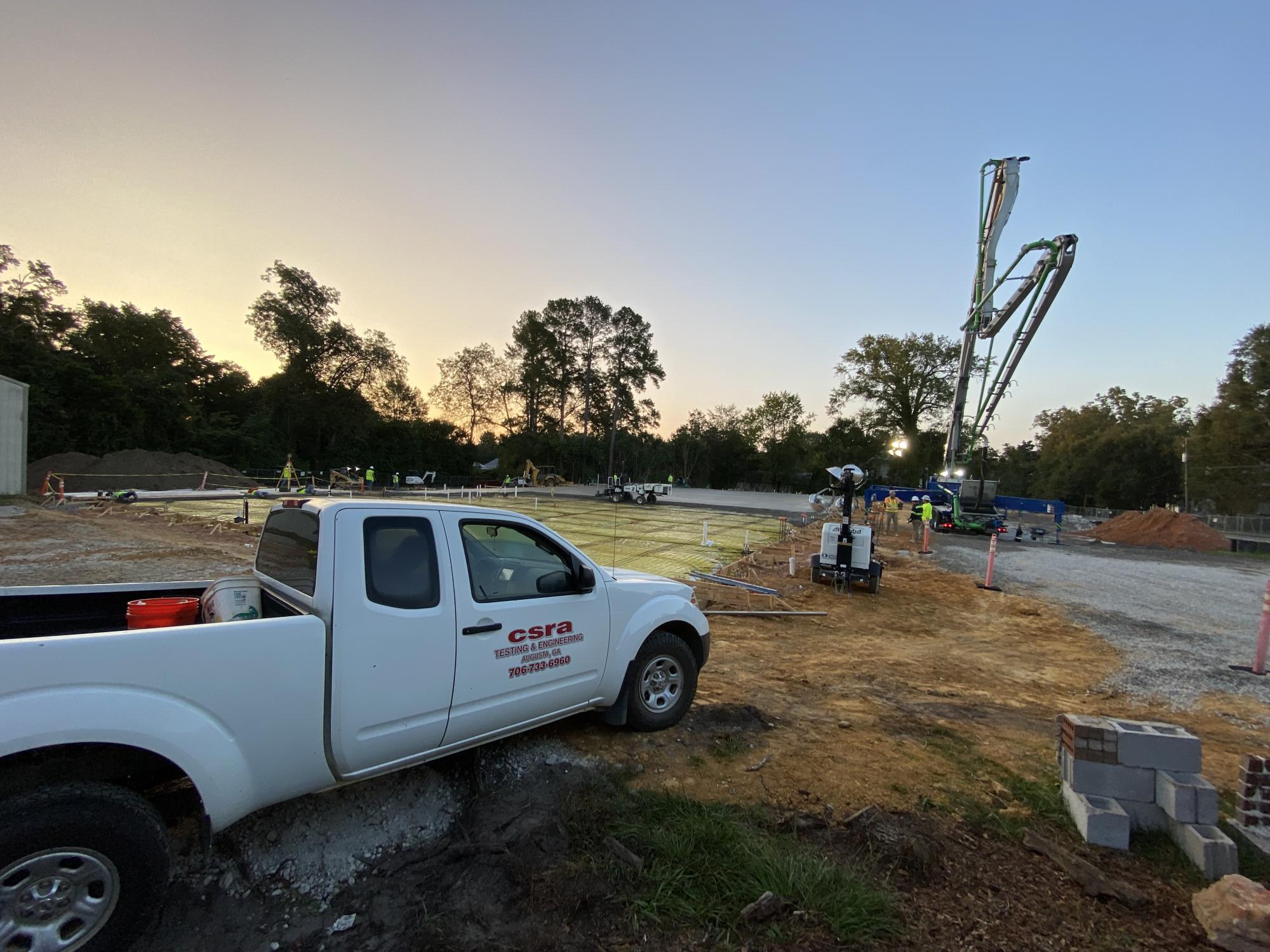 paving underway September 2023