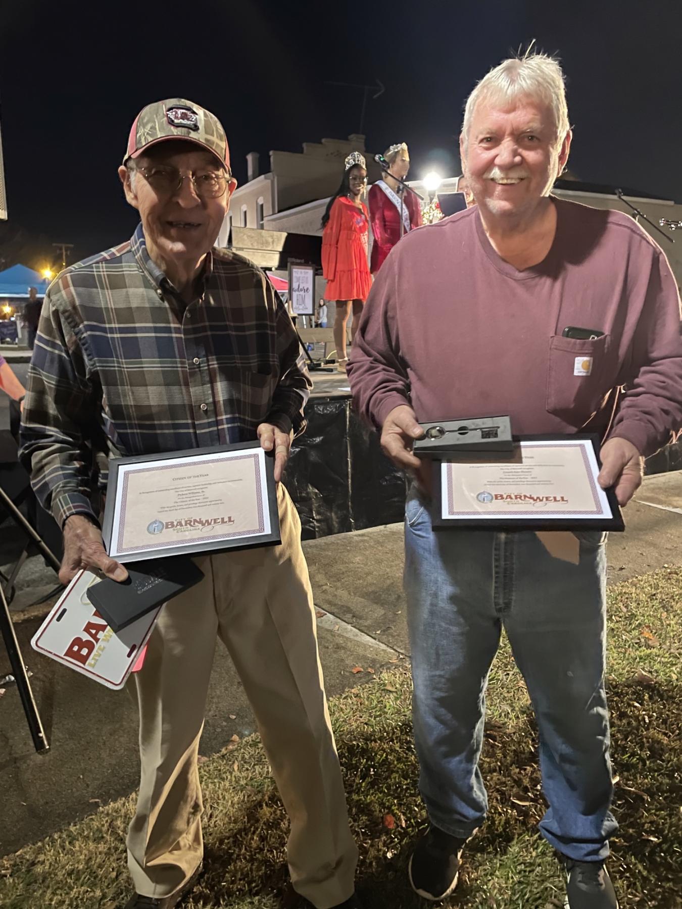 Photo of Pickens Williams, Sr. and Barry Creech