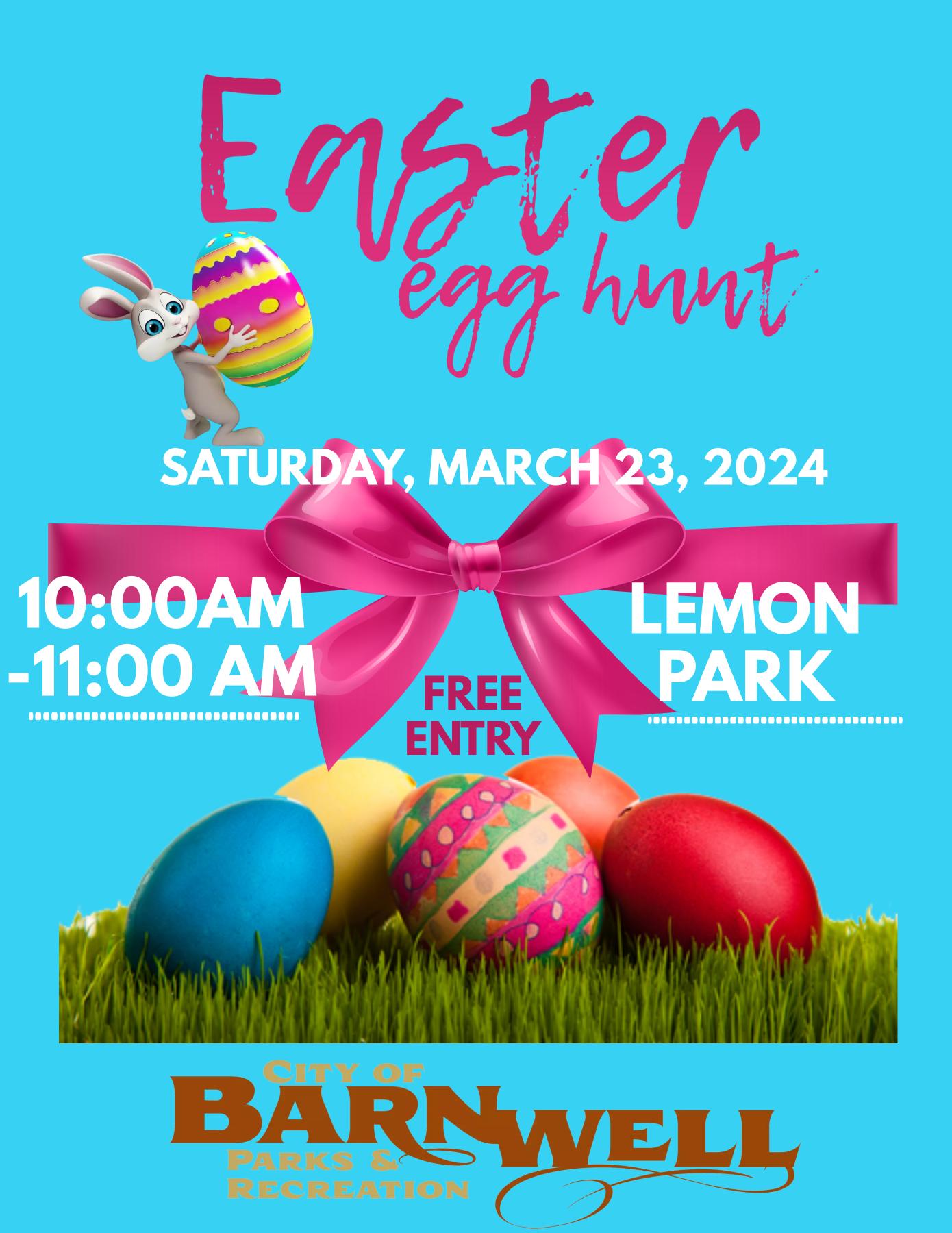 Easter Egg Hunt City of Barnwell, SC