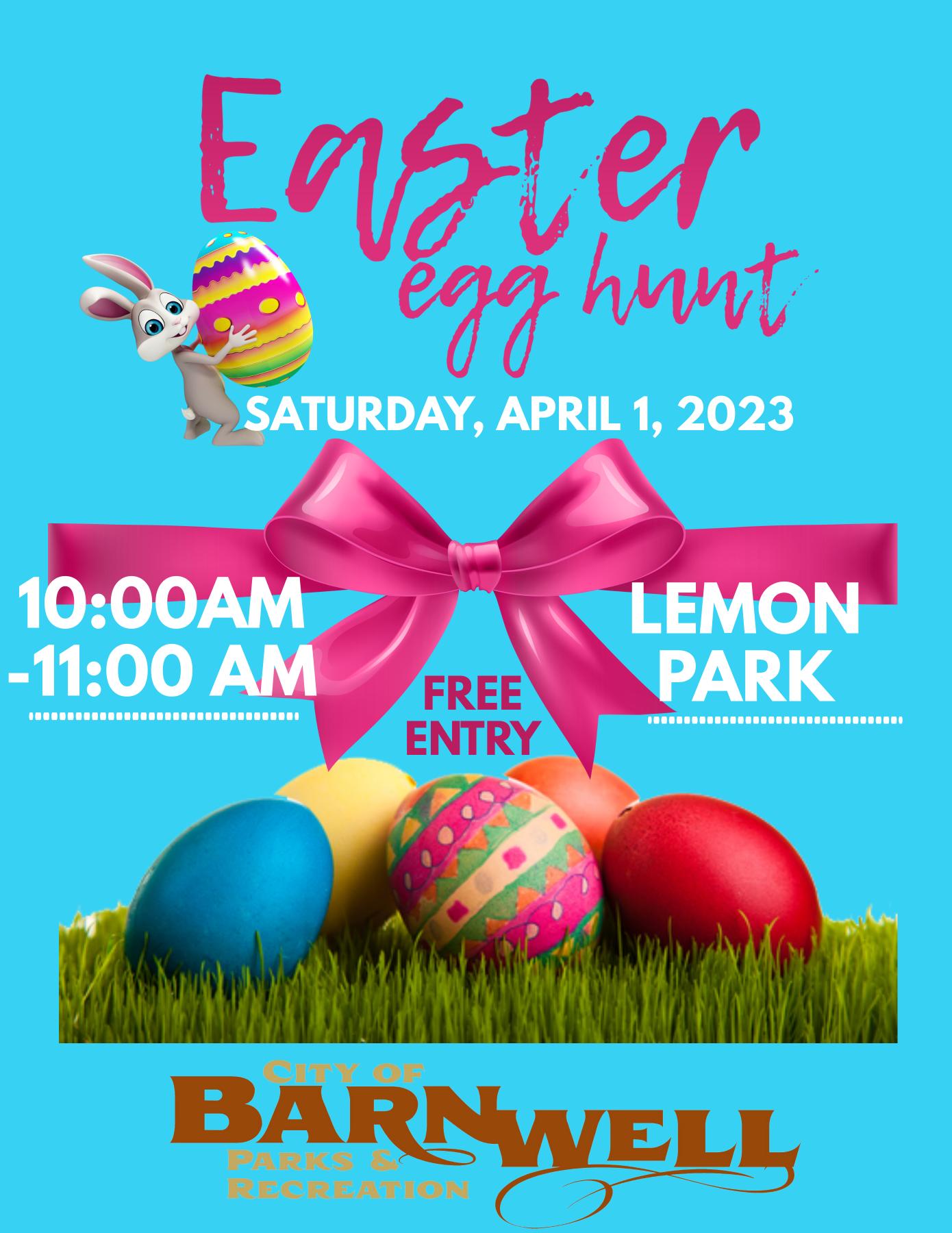 Easter Egg Hunt City of Barnwell, SC